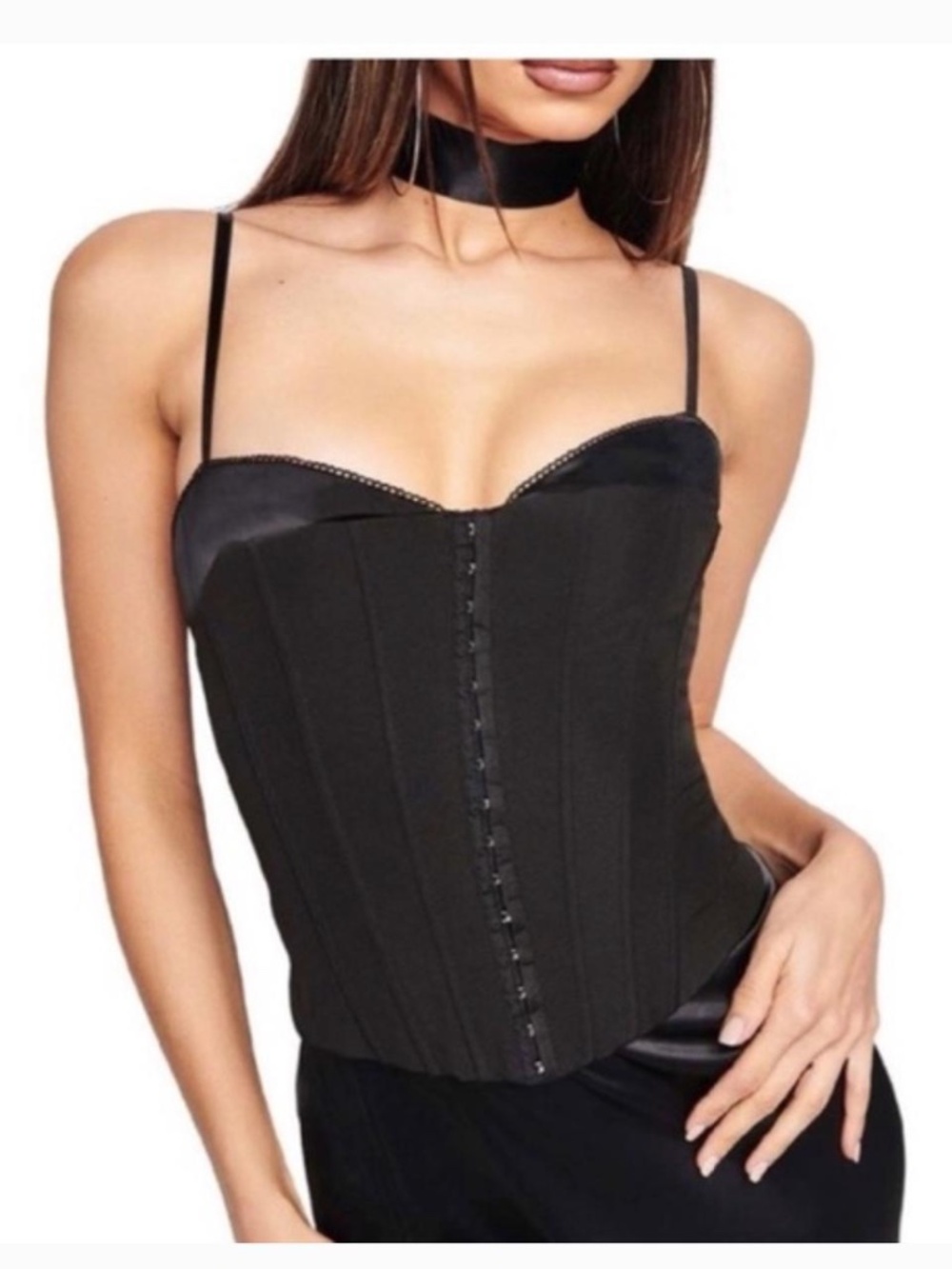 I.AM.GIA Women's Corset Black Dress